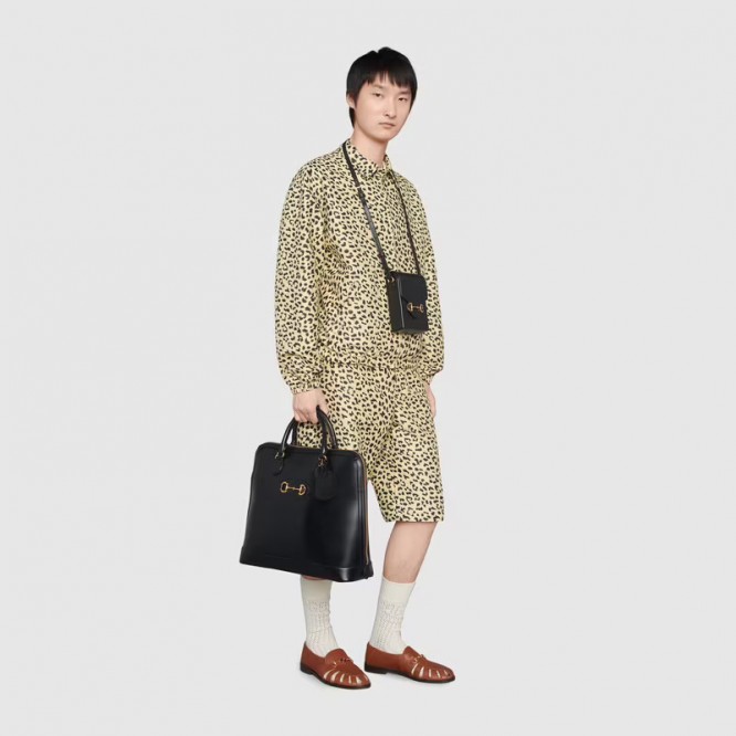 【オシャレ☆】GUCCI グッチ 〔グッチ ホースビット 1955〕ミニバッグ ブラック レザー 625615 0YK0G 1000