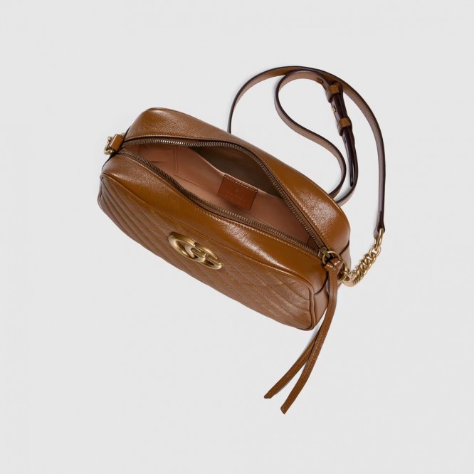 【人気アイテム☆】GUCCI グッチ 〔GGマーモント〕キルティング スモール ショルダーバッグ 447632 0OLFT 2535