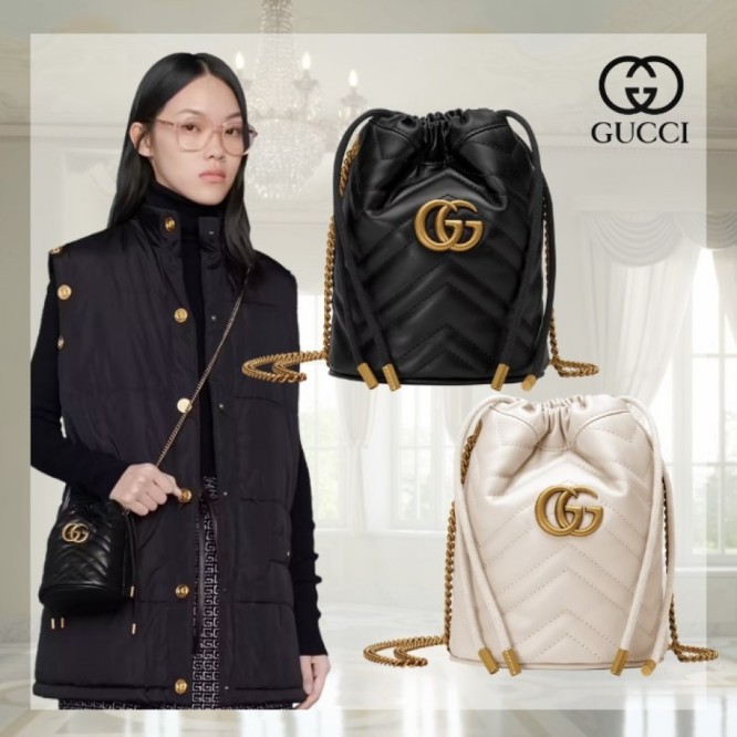 〔GGマーモント〕ミニ バケットバッグ