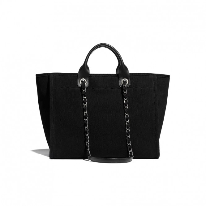 【世界中で大人気】CHANEL 20SS ドーヴィル 真珠 トート シャネル ショッピングバッグ レディース バッグ ブラック