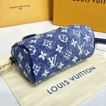 【新作】LOUIS VUITTON ナノ スピーディ ピンク&ブルーM81168 【新作】LOUIS VUITTON ナノ スピーディ ピンク&ブルーM81168