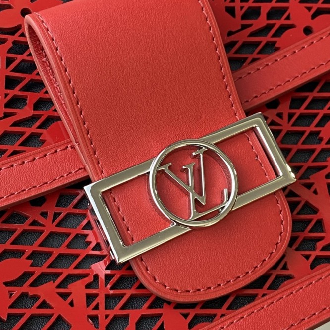 22SS★大人気★ Louis Vuitton ドーフィーヌ MINI ショルダー 赤M20359