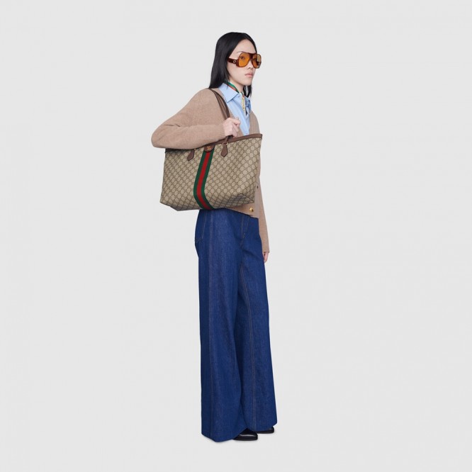 【セレブ愛用☆】GUCCI グッチ 〔オフィディア〕GG ミディアム トートバッグ GGスプリーム 631685 96IWB 8745