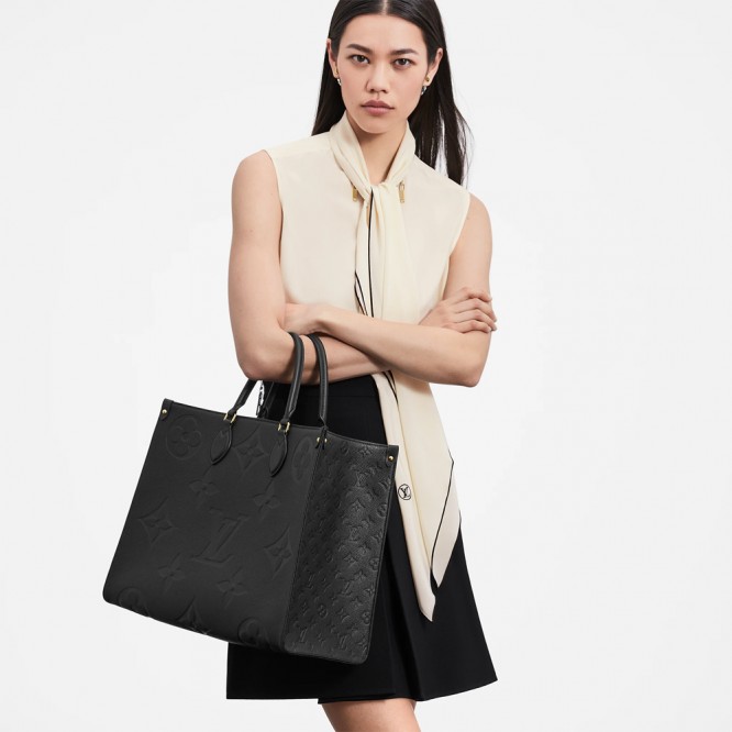 【当日出荷】LOUIS VUITTON ONTHEGO オンザゴー GM ウィメンズ トートバッグ モノグラム・アンプラント M44925
