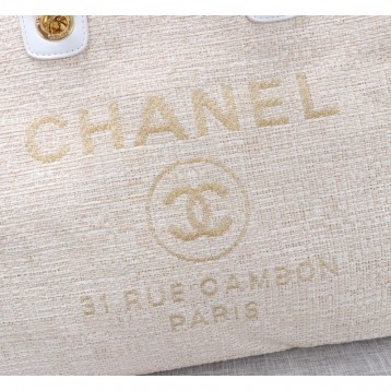 CHANELビーチキャンバスバッグキャンバストートショッピングバッグ CHANELビーチキャンバスバッグキャンバストートショッピングバッグ