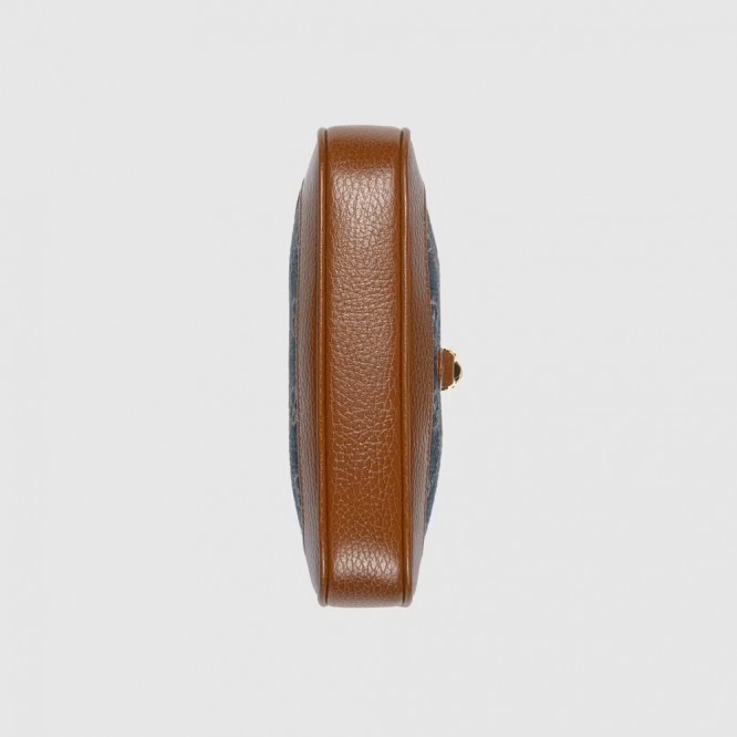 【セレブ愛用☆】GUCCI グッチ 〔ジャッキー 1961〕ミニ バッグ ブルー＆アイボリー GGデニム 637092 2KQGG 8375