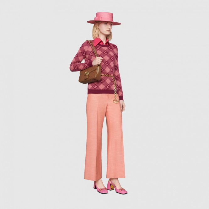 【芸能人愛用☆】GUCCI グッチ 〔GGマーモント〕キルティング スモール ショルダーバッグ ‎‎443497 0OLFT 2535