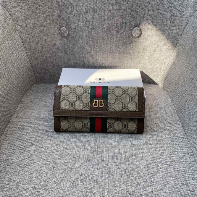 限定コラボ★【BALENCIAGA×GUCCI】Hacker コンチネンタル
