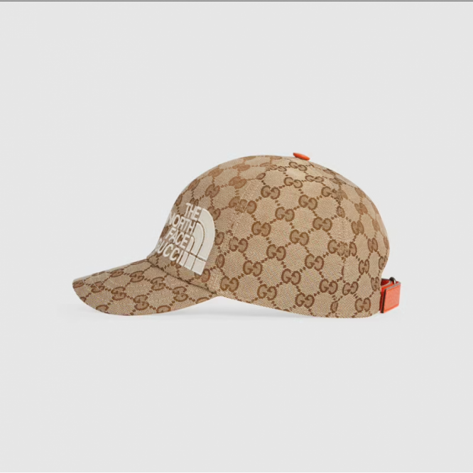 ★GUCCI コラボ THE NORTH FACE ノースフェイ！ス×グッチ野球帽
