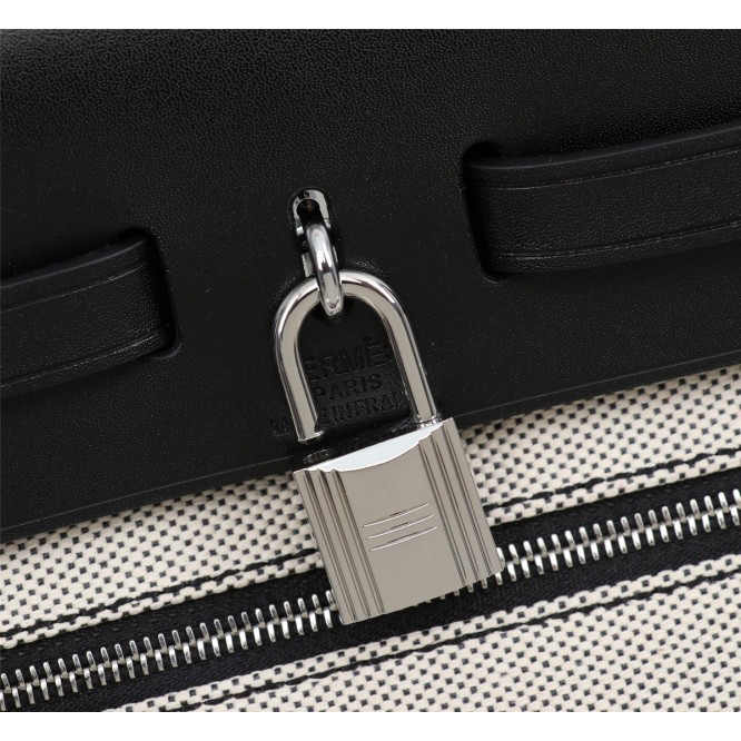 【直営店買付】HERMES エルメス Herbag Zip エールバッグ・ジップ31 Retourneキャンバス H072069CKAA