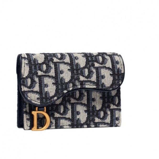 DIOR SADDLE フラップ カードホルダー