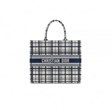 【新作バッグ♪】Dior 2021AW DIOR BOOK TOTE 新作 チェック柄 M1286ZRFZ_M928