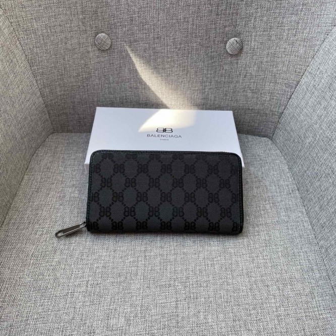【BALENCIAGA × GUCCI】☆限定品☆ハッカー ジップウォレット