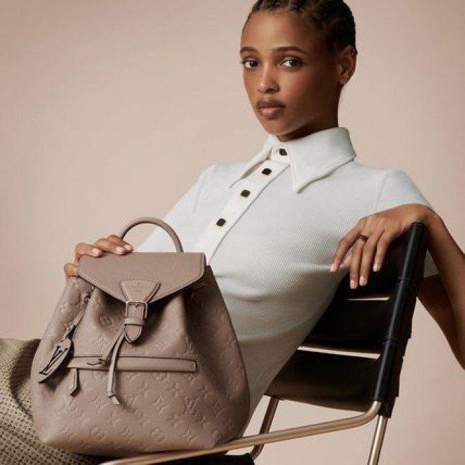 Louis Vuitton*2色 モノグラム レザー モンスリー バックパック