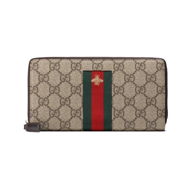 【GUCCI】累積売上総額第１位★ZIP AROUND WALLET_BEIGE