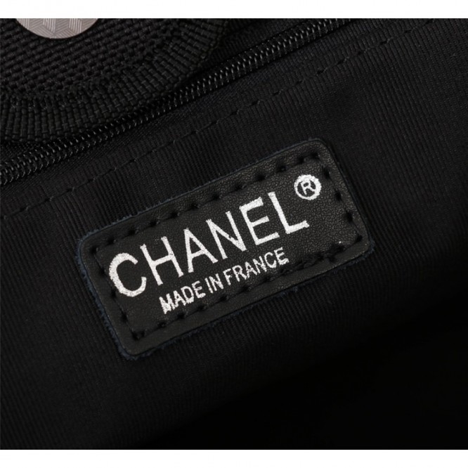 CHANELビーチキャンバスバッグキャンバストートショッピングバッグ