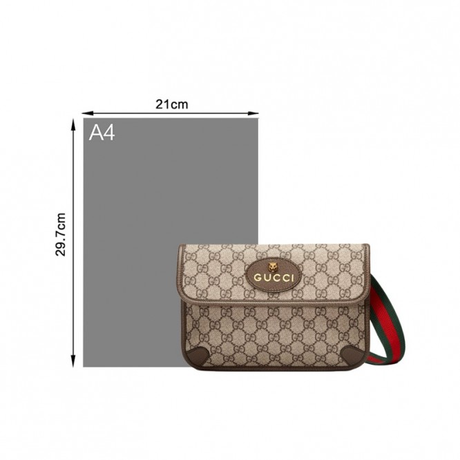 【定番人気☆代表作】GUCCI 〔ネオ ヴィンテージ〕GGスプリーム ベルトバッグ 493930 9C2VT 8745