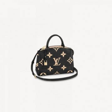 【1224更新商品】LOUIS VUITTON ルイ･ヴィトン プティ・パレ PM バイカラー モノグラム･アンプラント ブラック ベージュ M58913