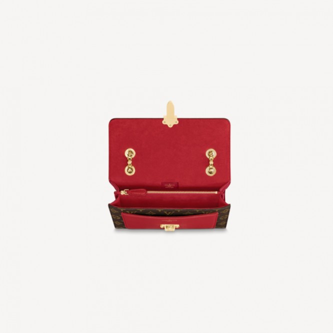 【最後の1点】LOUIS VUITTON VICTOIRE ヴィクトワール ウィメンズ チェーンバッグ スリーズ レッド M41731