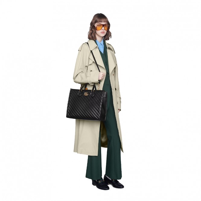 【直営店買付★】GUCCI 〔GGマーモント〕ミディアム トートバッグ 627332 0OLFT 1000