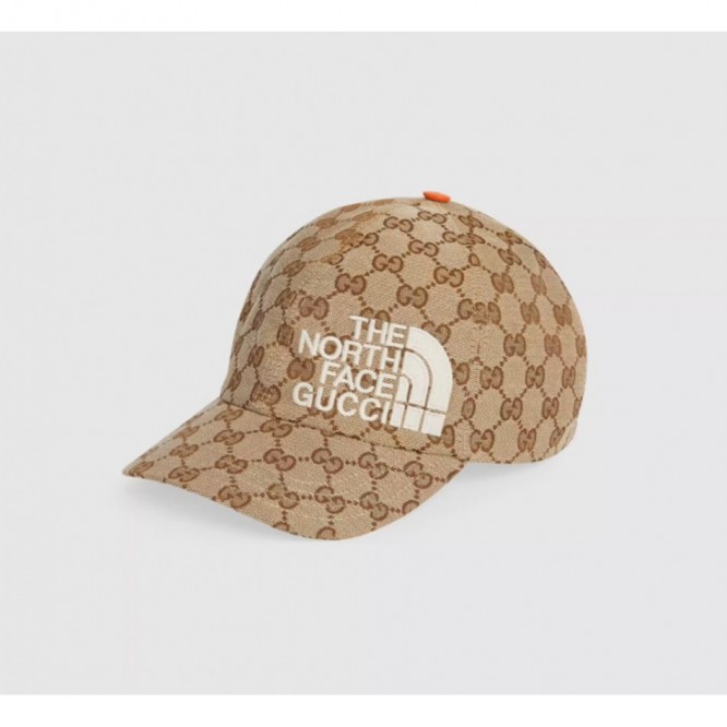 ★GUCCI コラボ THE NORTH FACE ノースフェイ！ス×グッチ野球帽
