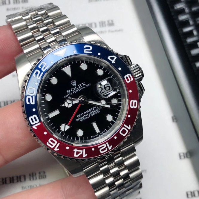 Rolex ロレックス メンズ GMTマスター 21600振動 ムーブメント搭載!TSH-2001P450-RO185 Rolex ロレックス メンズ GMTマスター 21600振動 ムーブメント搭載!TSH-2001P450-RO185