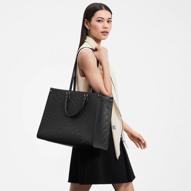 【当日出荷】LOUIS VUITTON ONTHEGO オンザゴー GM ウィメンズ トートバッグ モノグラム・アンプラント M44925