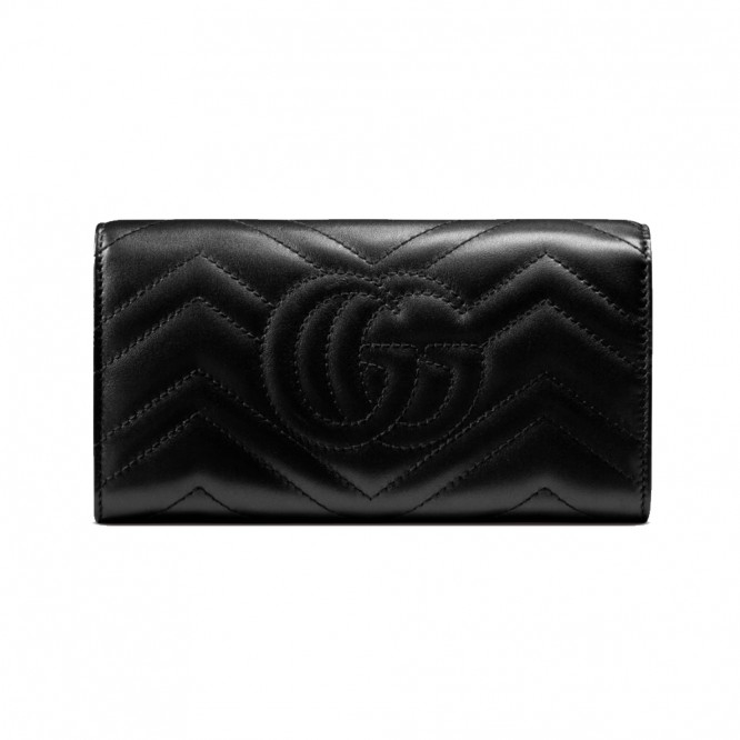 【直営店買付】GUCCI 〔GGマーモント〕 コンチネンタルウォレット GG Marmont 443436 DTD1T 1000