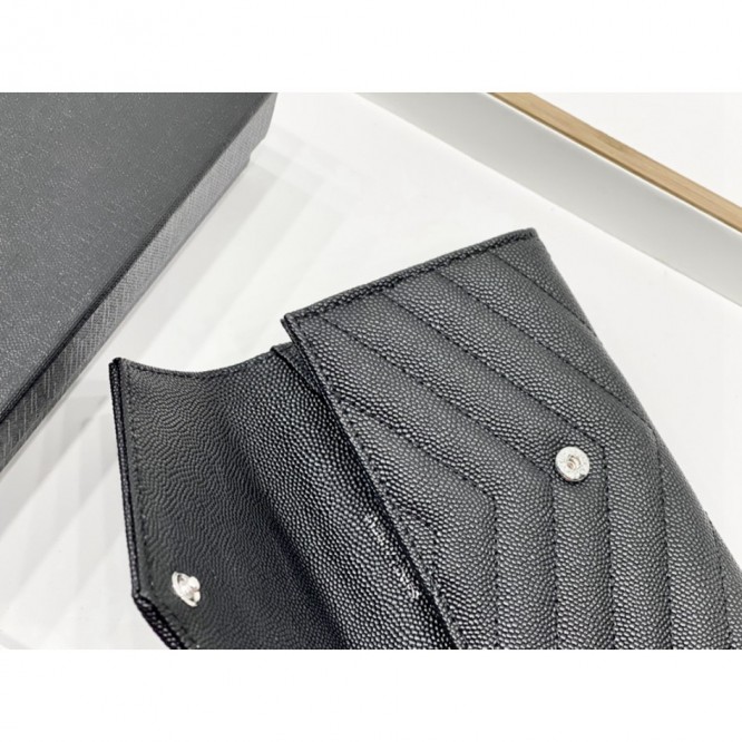 YSL・レザー コンチネンタルウォレット 財布 折財布
