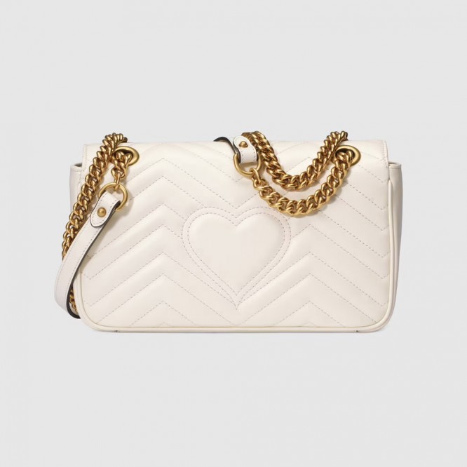 【芸能人愛用☆】GUCCI グッチ 〔GGマーモント〕キルティング スモール ショルダーバッグ 443497 DTDIT 9022