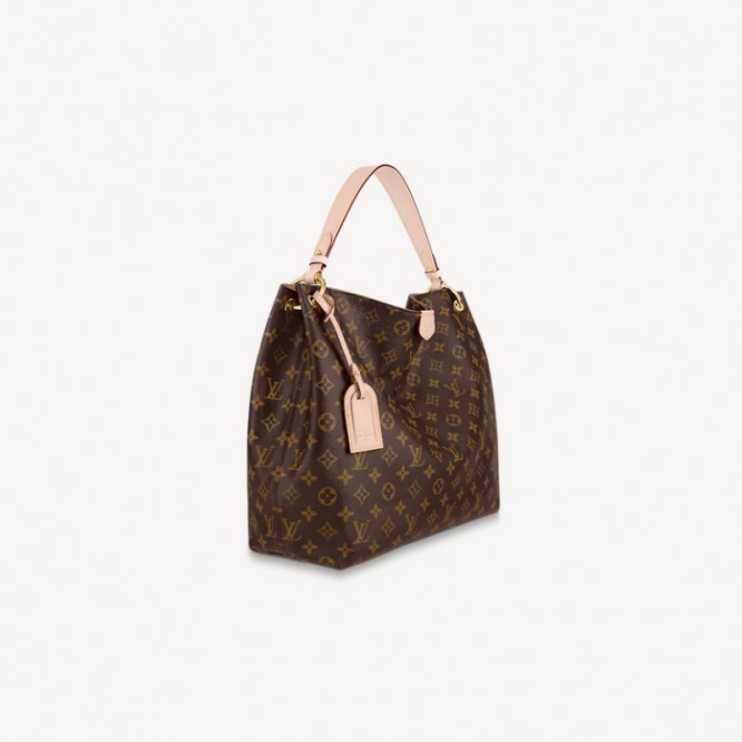 【1223更新商品】LOUIS VUITTON ルイ･ヴィトン グレースフル MM モノグラム ベージュ M43704
