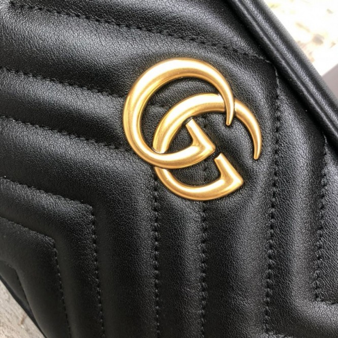 Gucci〔GGマーモント〕 キルティング ミニバッグ448065