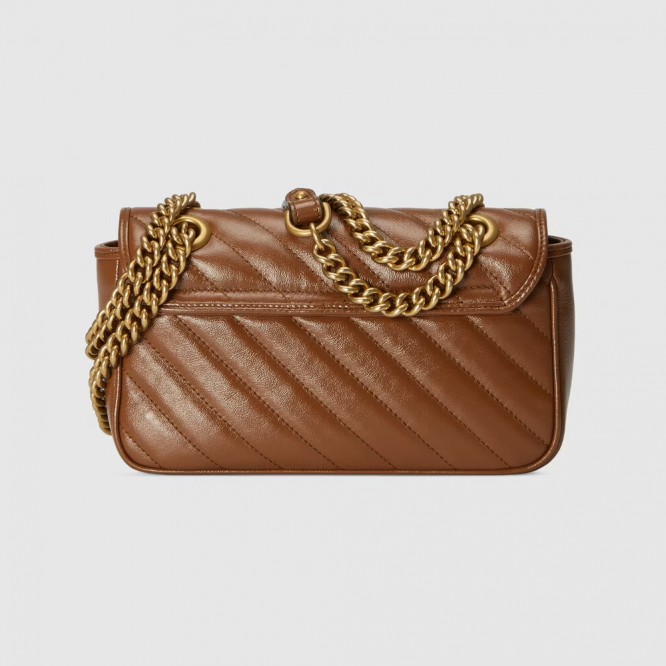 【数量限定☆】GUCCI グッチ 〔GGマーモント〕ミニ キルティング ショルダーバッグ ‎446744 0OLFT 2535