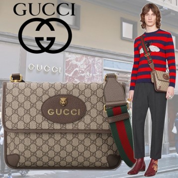 Gucci グッチ GGスプリーム メッセンジャーバッグ
