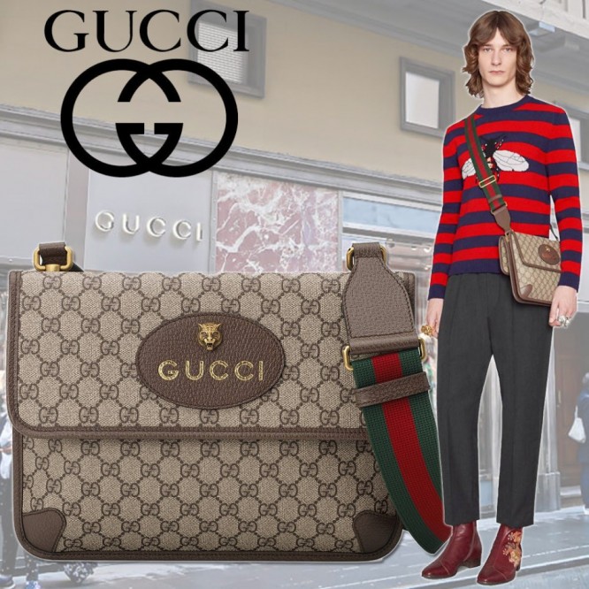 Gucci グッチ GGスプリーム メッセンジャーバッグ