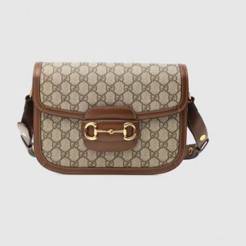【人気アイテム☆】GUCCI グッチ 〔グッチ ホースビット 1955〕ショルダー バッグ GGスプリーム/ブラウン 602204 92TCG 8563
