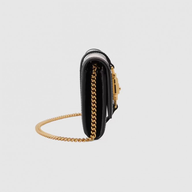 【在庫僅か☆】GUCCI グッチ 〔ジャッキー 1961〕チェーンウォレット ホワイト レザー 652681 14JAG 9099