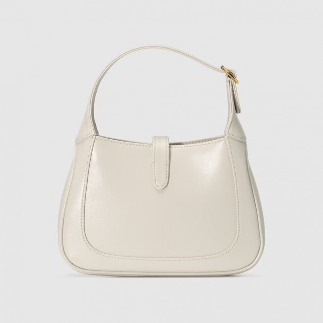 【日常に☆】GUCCI グッチ 〔ジャッキー 1961〕ミニ バッグ ホワイト レザー 637091 10O0G 9022