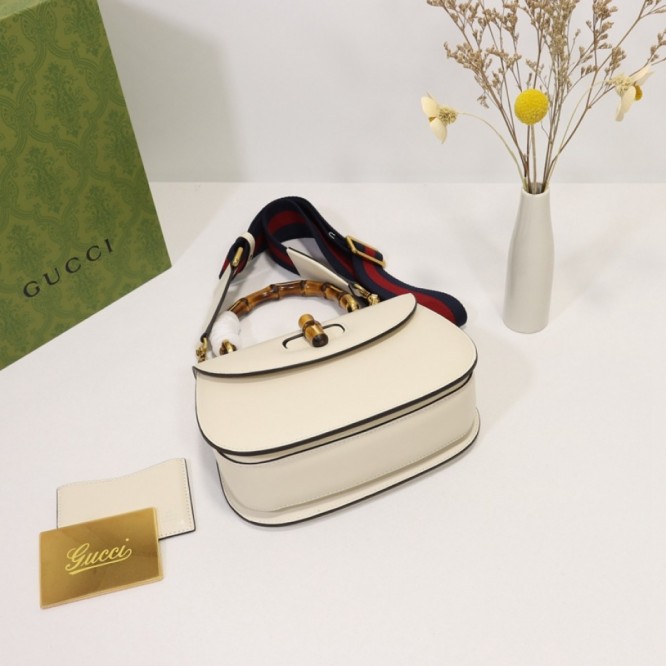 Gucci〔グッチ バンブー 1947〕 スモール トップハンドルバッグ ‎675797 