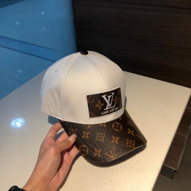 ルイ・2021年最新のキャップ LV ロゴキャップ スポーツ帽子 男女兼用 日よけ 野球帽 帽子 ベースボールキャップ