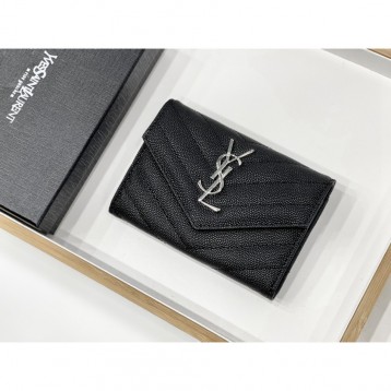 YSL・レザー コンチネンタルウォレット 財布 折財布