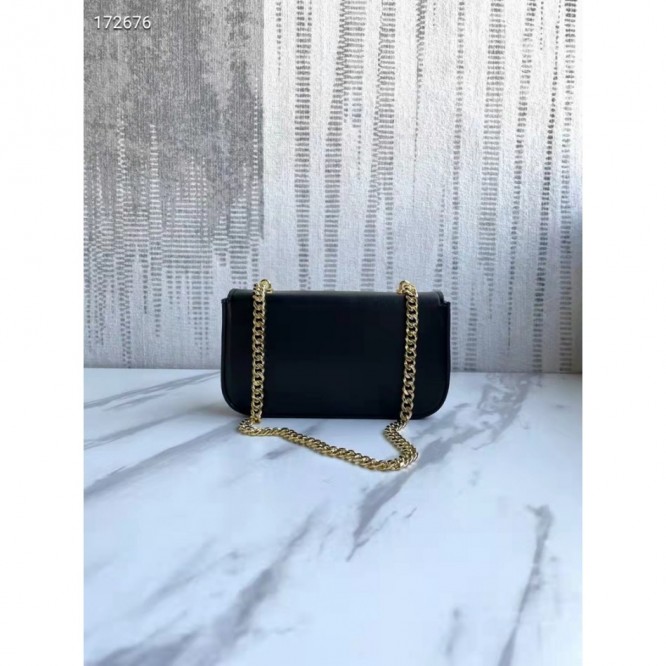 Celine・シャイニーカウレザーチェーンショルダーバッグ