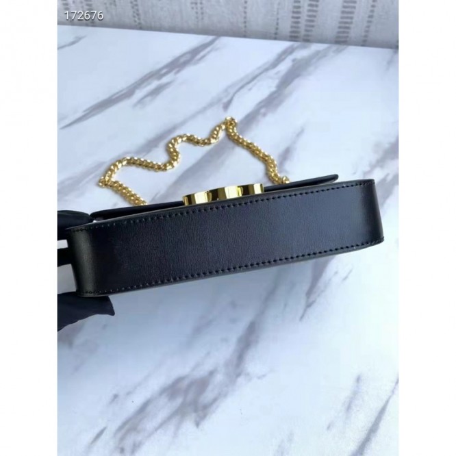 Celine・シャイニーカウレザーチェーンショルダーバッグ