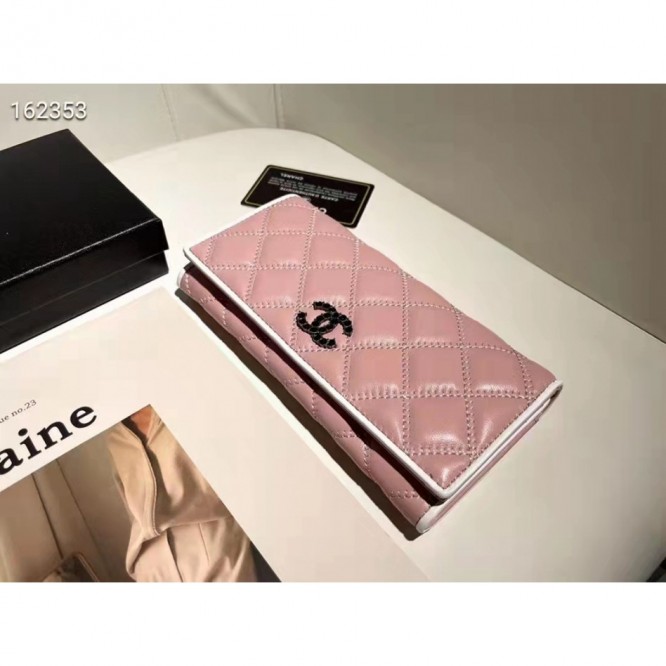 ChaneL・レザー コンチネンタルウォレット 財布 折財布