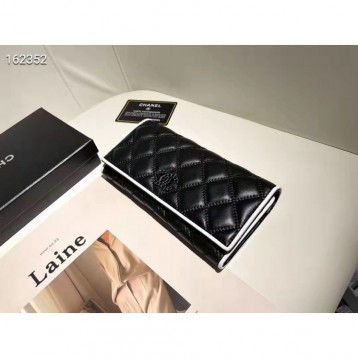 ChaneL・レザー コンチネンタルウォレット 財布 折財布