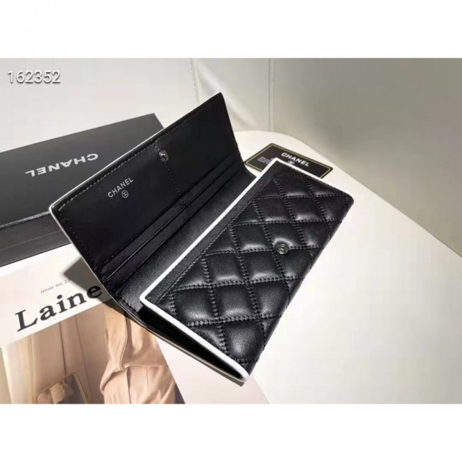 ChaneL・レザー コンチネンタルウォレット 財布 折財布