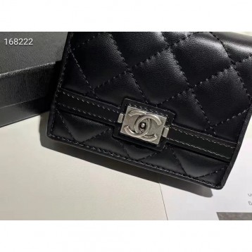 ChaneL・レザー コンチネンタルウォレット 財布 折財布 ChaneL・レザー コンチネンタルウォレット 財布 折財布