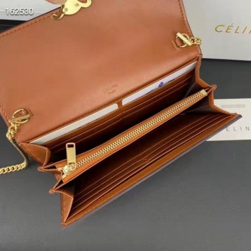 Celine・TRIOMPHEロゴプリントチェーンバッグCeline075 Celine・TRIOMPHEロゴプリントチェーンバッグCeline075
