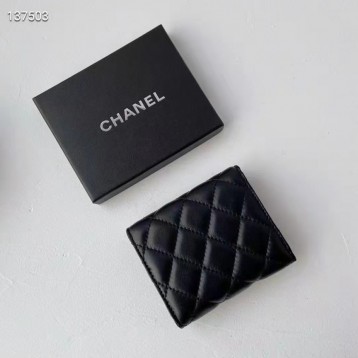 ChaneL・レザー コンチネンタルウォレット 財布 折財布 ChaneL・レザー コンチネンタルウォレット 財布 折財布
