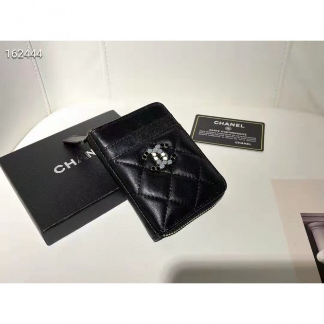 ChaneL・レザー コンチネンタルウォレット 財布 折財布